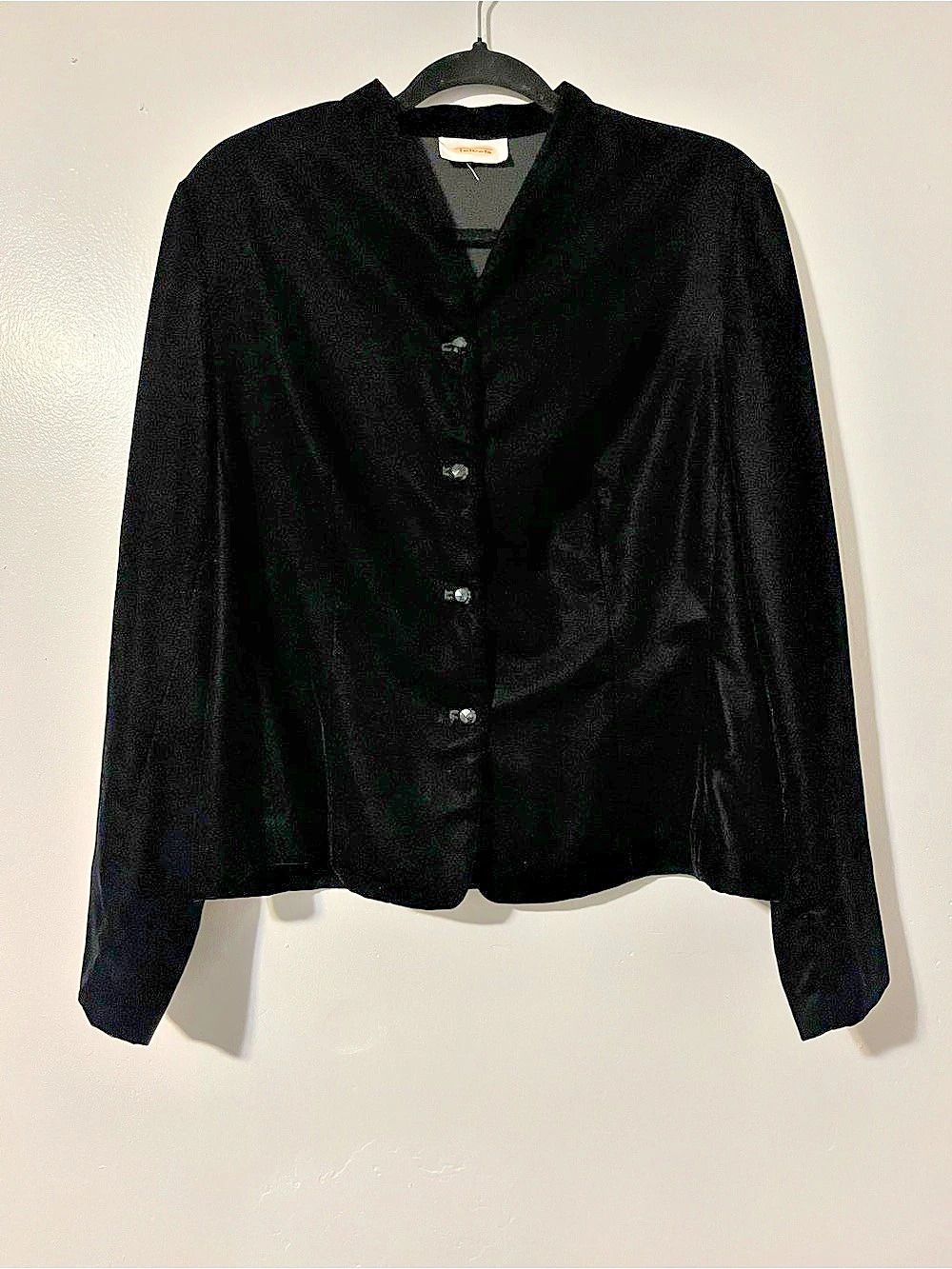 VTG Talbots Velvet Black Blazer